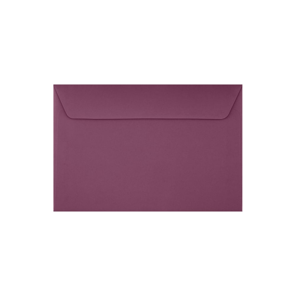 LUX Booklet 6in x 9in Envelopes, Gummed Seal, Vintage Plum, Pack Of 50 MPN:LUX-4820-104-50