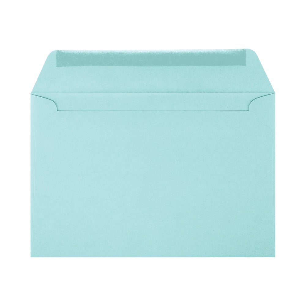 LUX Booklet 6in x 9in Envelopes, Peel & Press Closure, Seafoam, Pack Of 1, 000 MPN:LUX-4820-113-1M