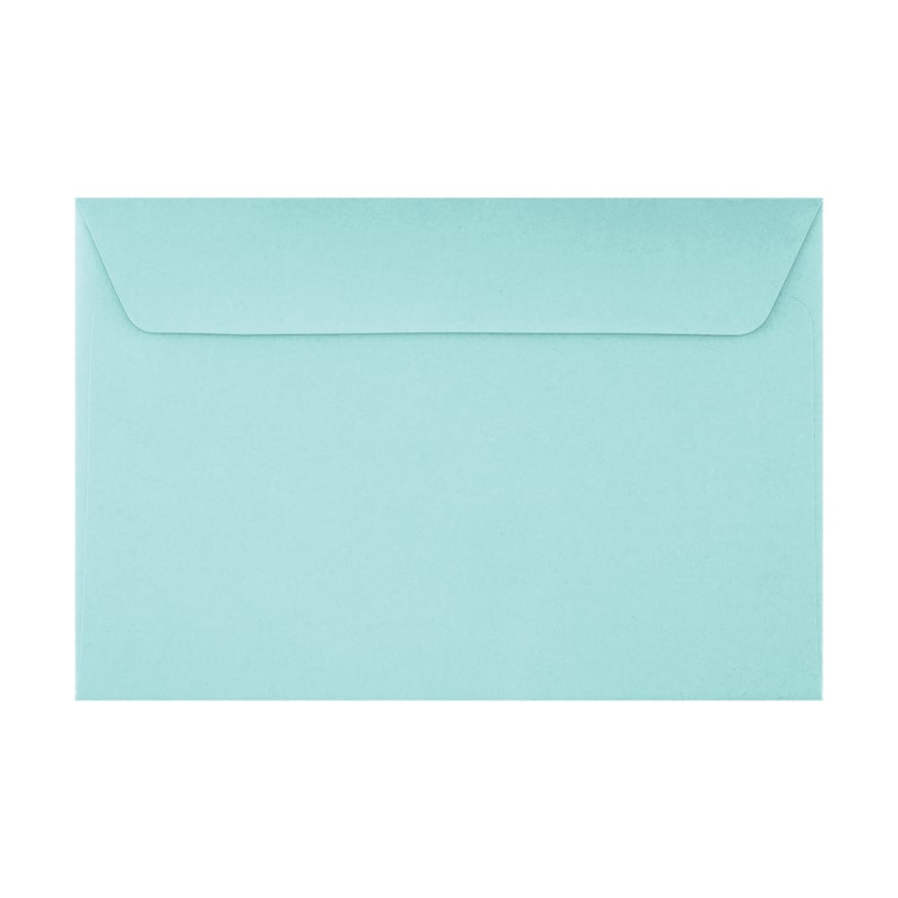 LUX Booklet 6in x 9in Envelopes, Peel & Press Closure, Seafoam, Pack Of 50 MPN:LUX-4820-113-50