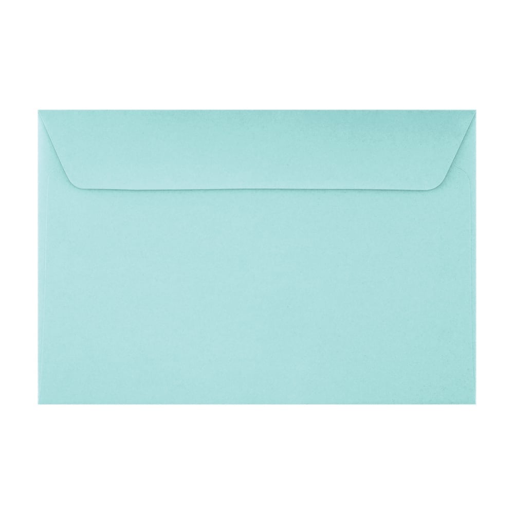 LUX Booklet 6in x 9in Envelopes, Peel & Press Closure, Seafoam, Pack Of 500 MPN:LUX-4820-113-500