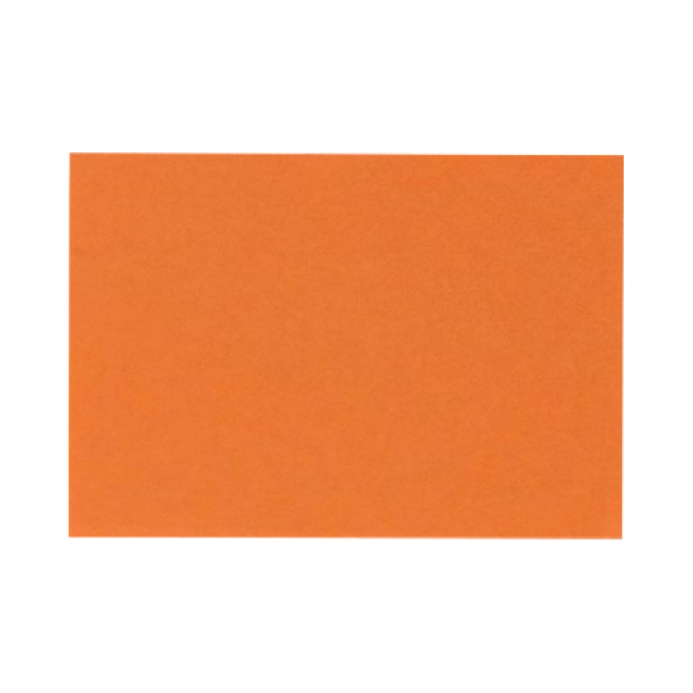 LUX Mini Flat Cards, #17, 2 9/16in x 3 9/16in, Mandarin Orange, Pack Of 50 MPN:EX4080-11-50
