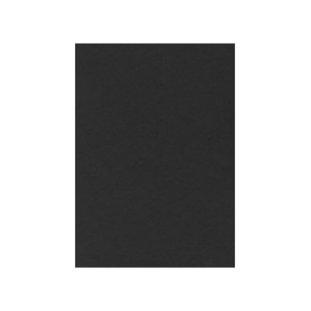 LUX Flat Cards, A2, 4 1/4in x 5 1/2in, Midnight Black, Pack Of 50 MPN:EX4020-56-50