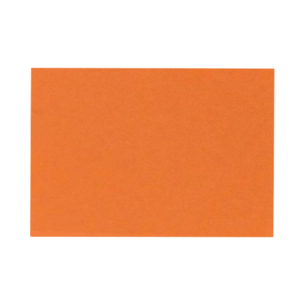 LUX Flat Cards, A6, 4 5/8in x 6 1/4in, Mandarin Orange, Pack Of 250 MPN:EX4030-11-250