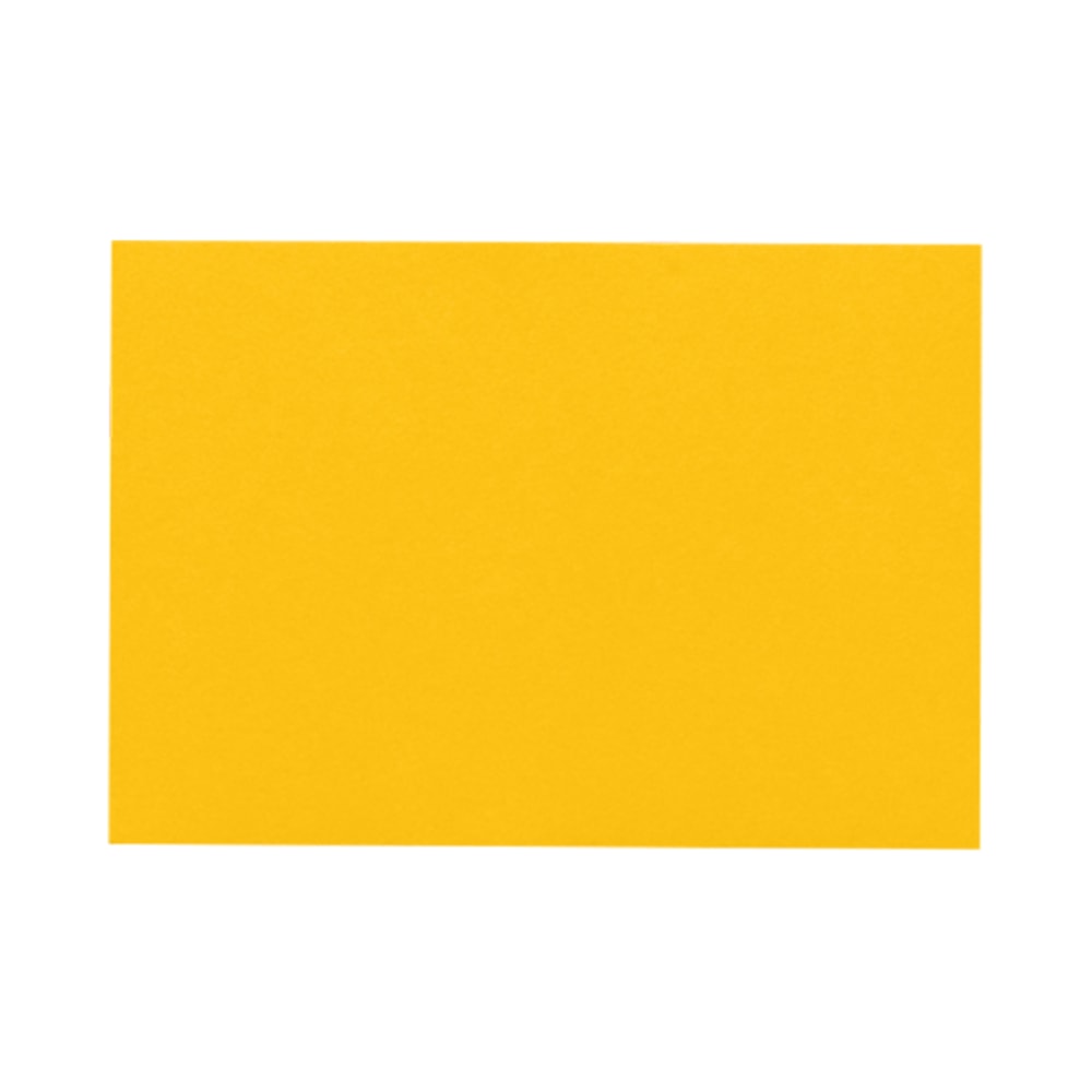 LUX Flat Cards, A7, 5 1/8in x 7in, Sunflower Yellow, Pack Of 250 MPN:EX4040-12-250