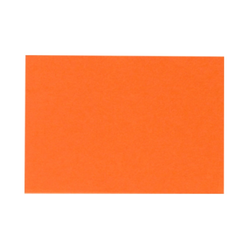 LUX Flat Cards, A9, 5 1/2in x 8 1/2in, Mandarin Orange, Pack Of 50 MPN:EX4060-11-50