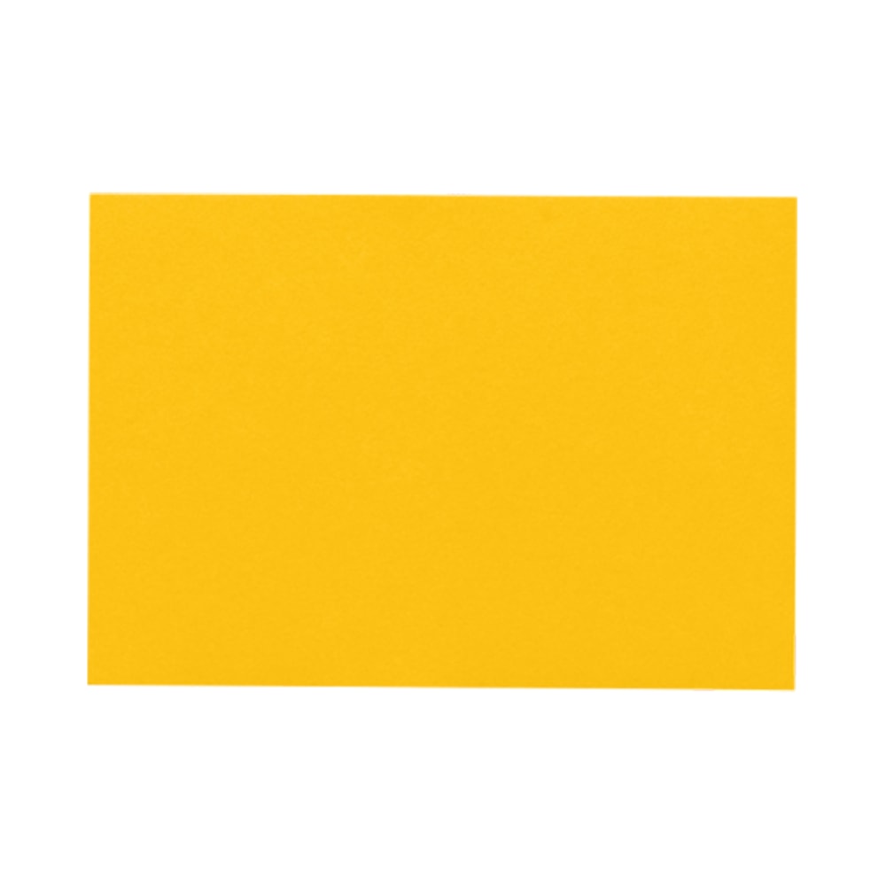 LUX Flat Cards, A9, 5 1/2in x 8 1/2in, Sunflower Yellow, Pack Of 50 MPN:EX4060-12-50