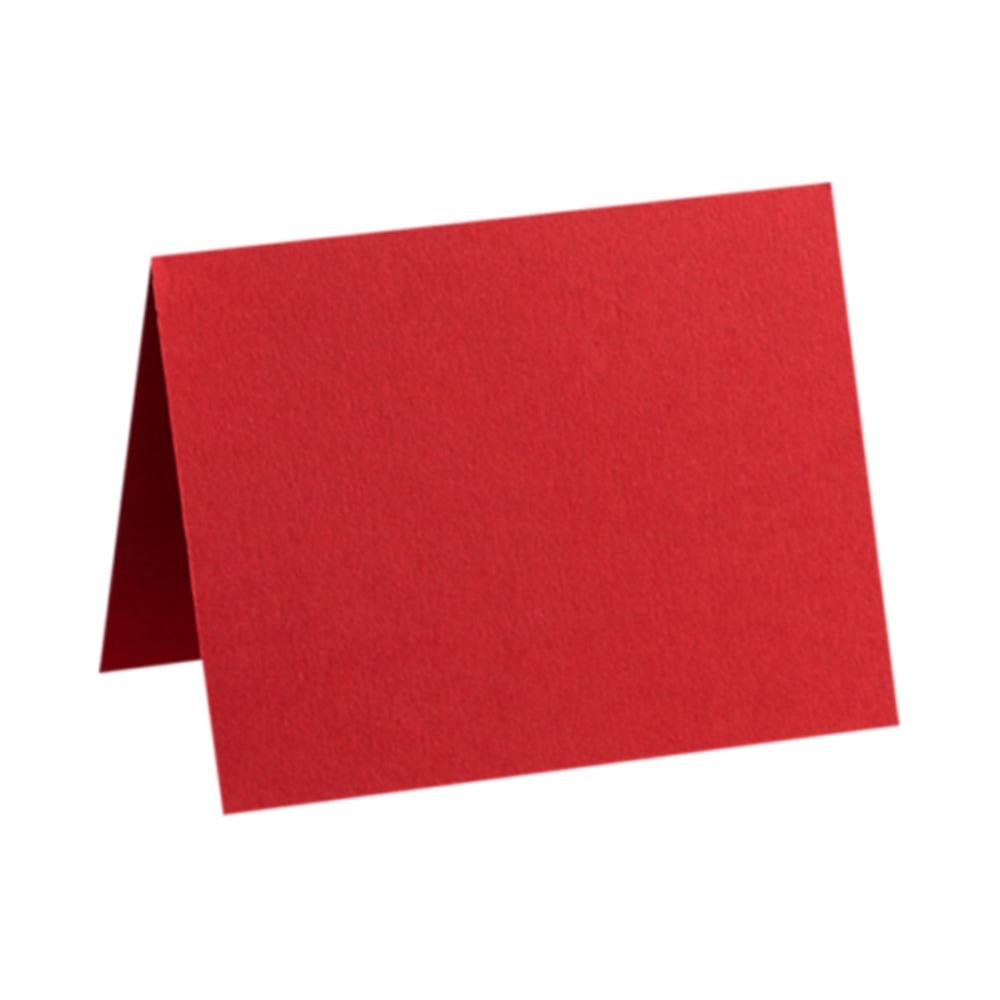 LUX Folded Cards, A1, 3 1/2in x 4 7/8in, Ruby Red, Pack Of 50 MPN:EX5010-18-50
