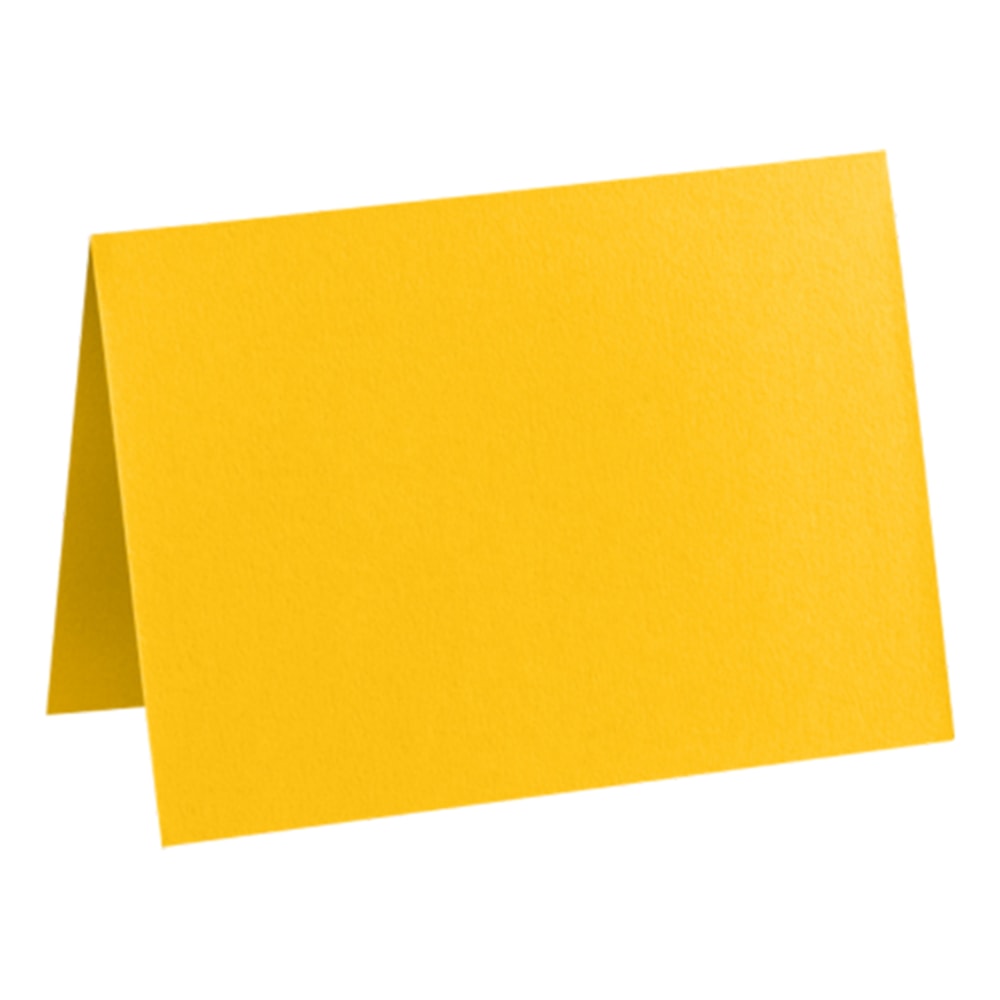LUX Folded Cards, A6, 4 5/8in x 6 1/4in, Sunflower Yellow, Pack Of 250 MPN:EX5030-12-250