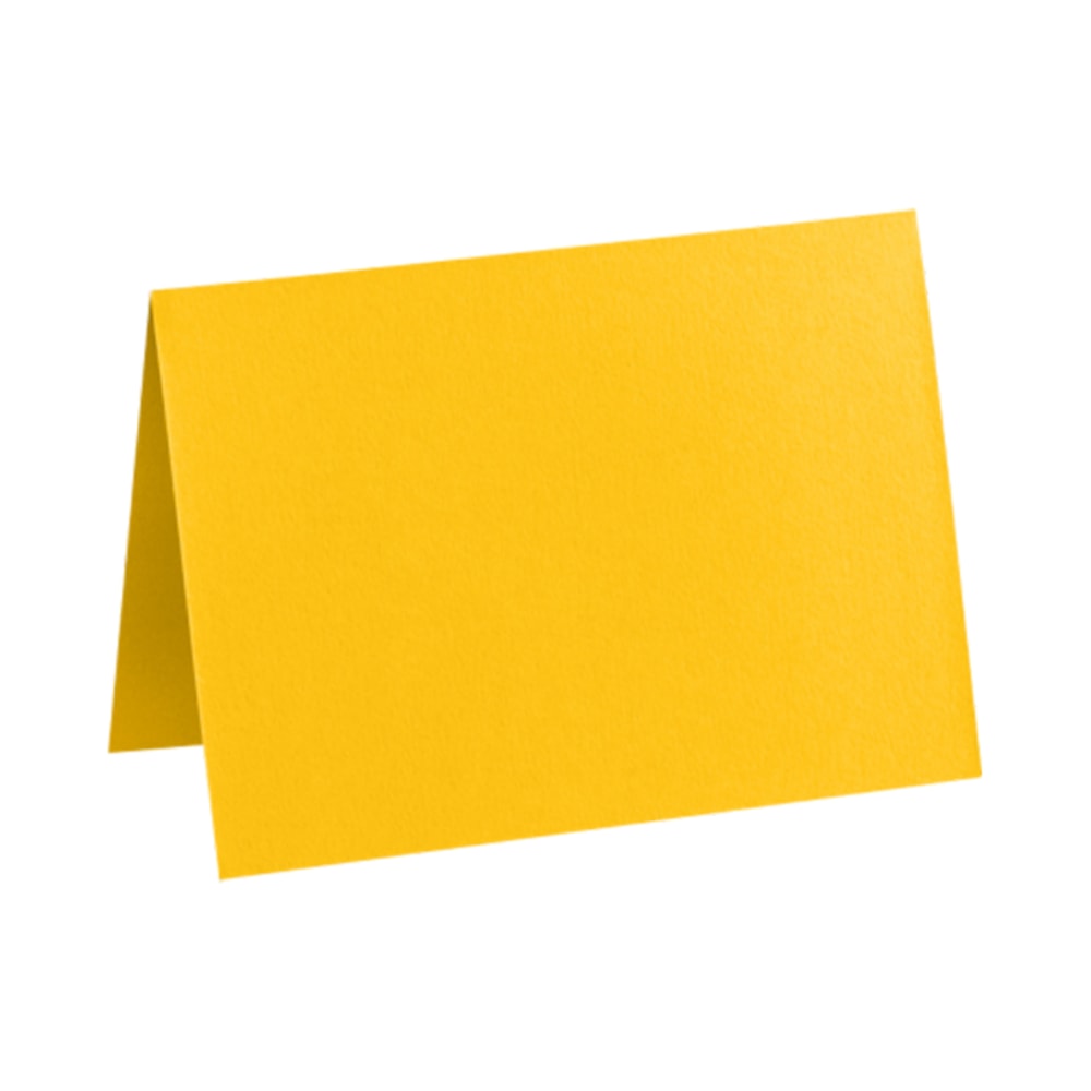 LUX Folded Cards, A6, 4 5/8in x 6 1/4in, Sunflower Yellow, Pack Of 50 MPN:EX5030-12-50