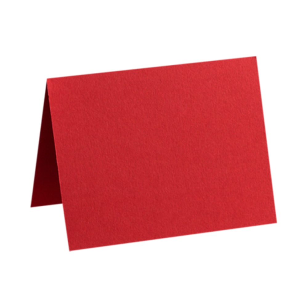 LUX Folded Cards, A6, 4 5/8in x 6 1/4in, Ruby Red, Pack Of 50 MPN:EX5030-18-50