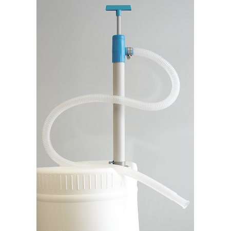 Hand Drum Pump, Piston, PVC, 1-1/8In OD MPN:7036