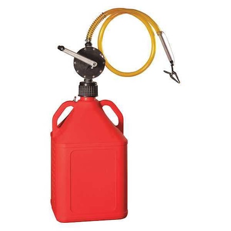 Rotary Barrel Pump, with 15 gal. Red Jug MPN:GASPROR