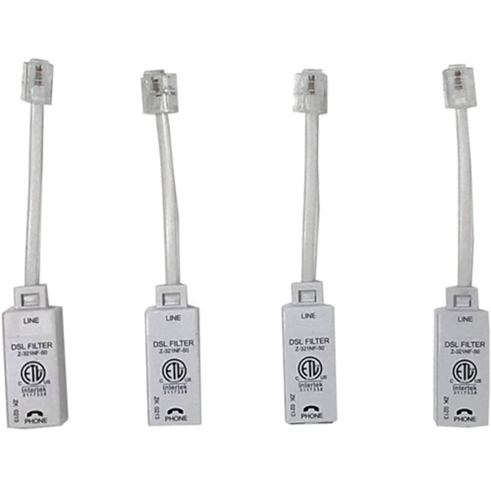 Actiontec DSL Filter 4-pack - White MPN:FLTR4DSL02