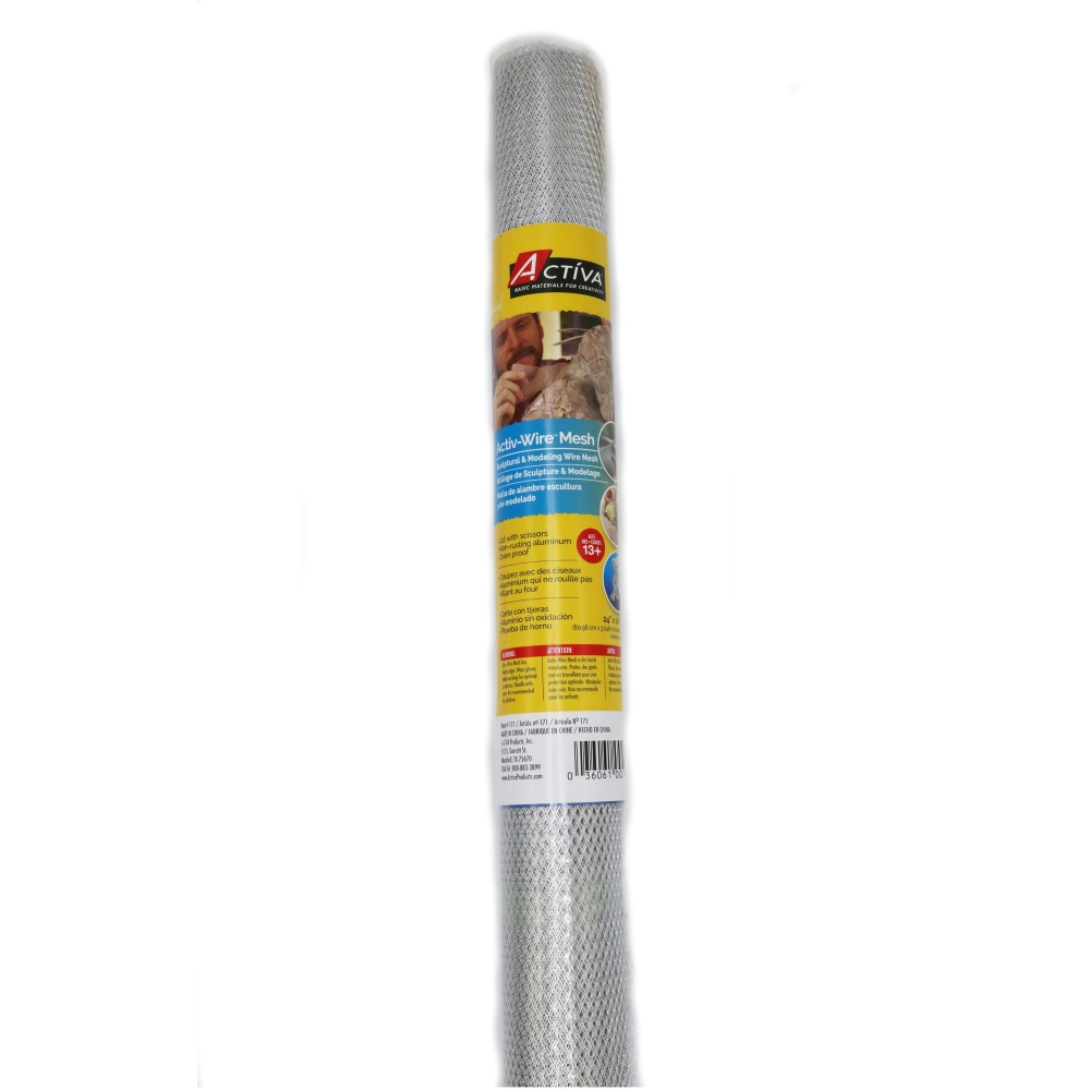 Activa Products Activ-Wire Mesh Roll, 24in x 10ft, Silver MPN:API171