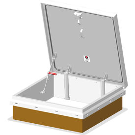 JL Industries Diamond Series Galvanized Roof Hatch - 36