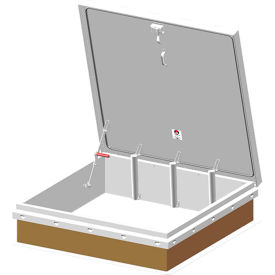 JL Industries Diamond Series Galvanized Roof Hatch - 48