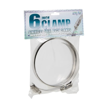 Stainless Steel Duct Clamps, 6 MPN:ACC6