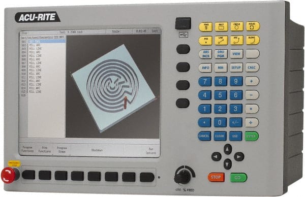 CNC Machine Controllers; For Use With: 2X Acra AM3V & AM 4V 10x54; Number of Axes: 2; For Table Width (Inch): 10; Number Of Axes: 2; For Table Length (Inch): 54; Display Type: LCD; For Table Length: 54 in; For Table Width: 10 in; MPN:820970-33