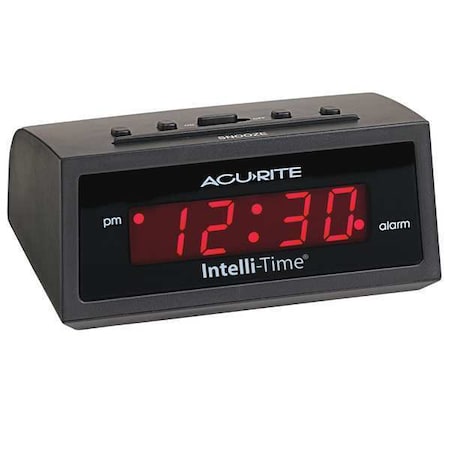 Intelli-Time Alarm Clock, Black MPN:13002A3