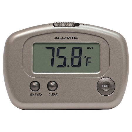 Digital Thermometer, -58 Degrees to 158 Degrees F for Wall or Desk Use MPN:00888A4
