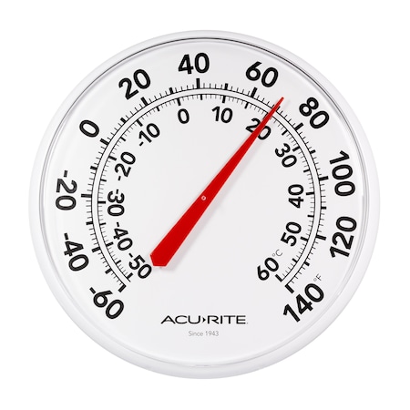 Analog Thermometer, 1 in Overall D. MPN:01360A3