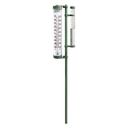 Post Mtd Rain Gauge/Thermometer MPN:02345A3