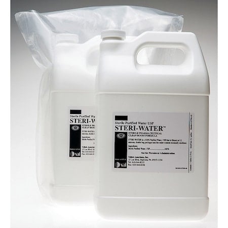 Steri-Water, Sterile Water, 1 Gallo, PK4 MPN:STWA-02
