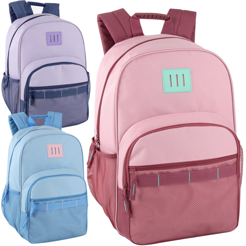 Trailmaker Multi-Pocket Backpacks, Assorted Colors, Case Of 24 Backpacks, 4017Q24 MPN:4017Q24