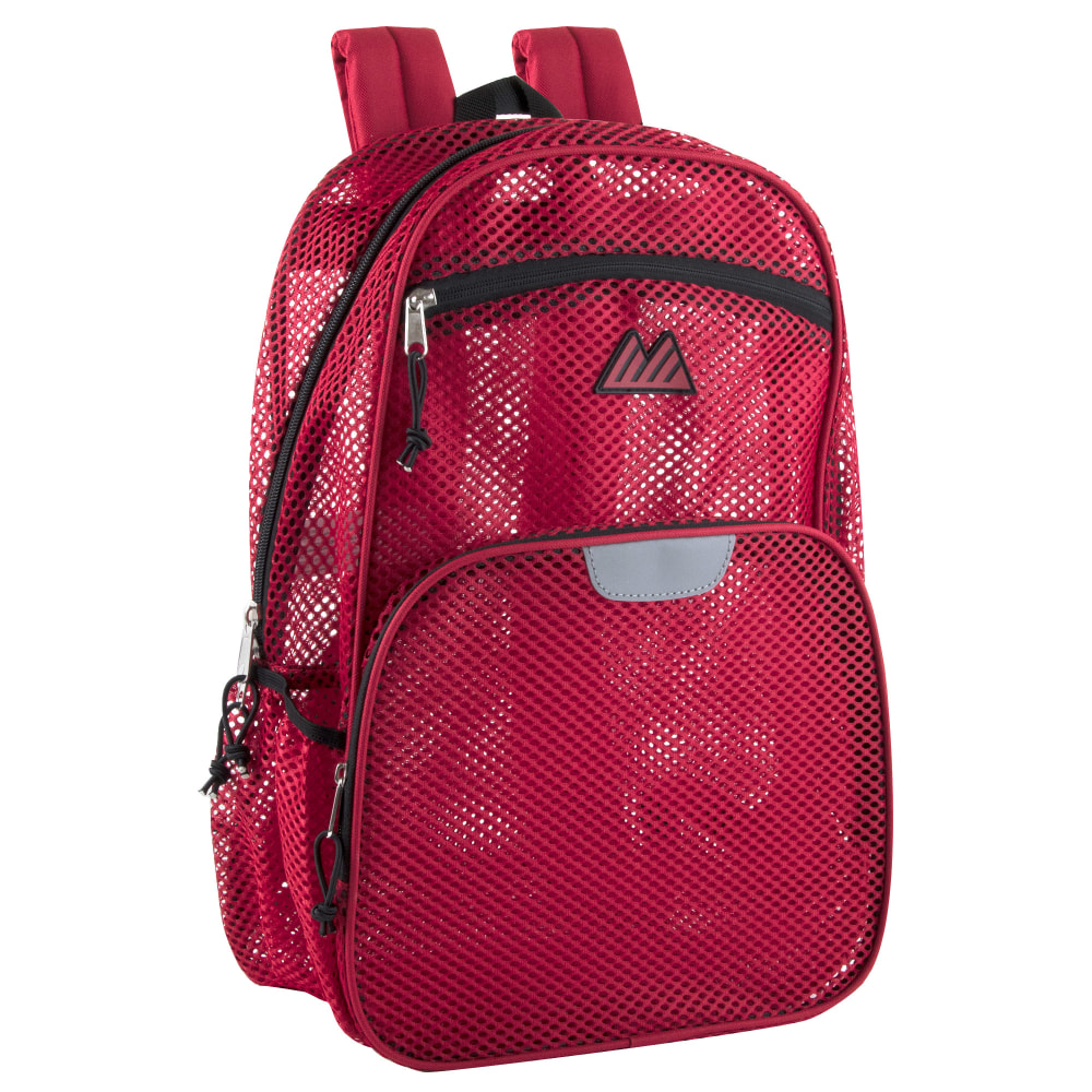Summit Ridge Mesh Backpack, Red MPN:8099RED
