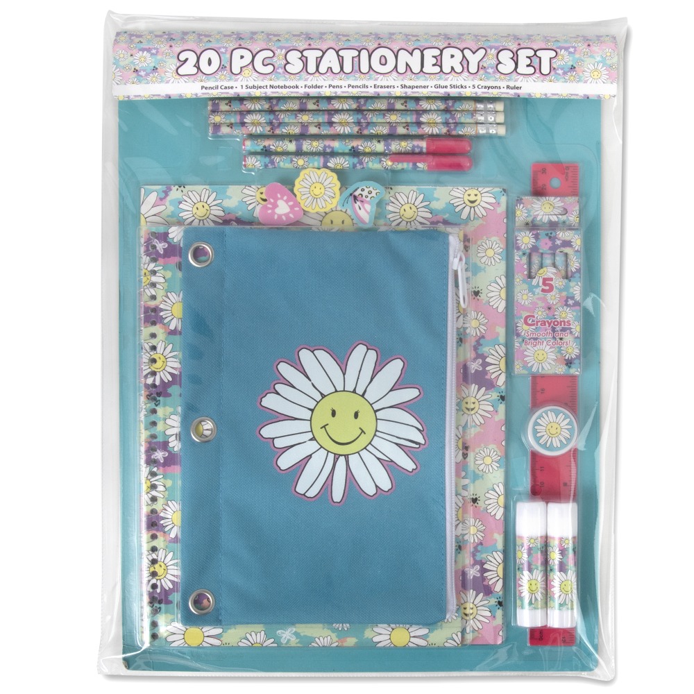 Trailmaker 20-Piece School Supply Kit, Daisy MPN:SS7476