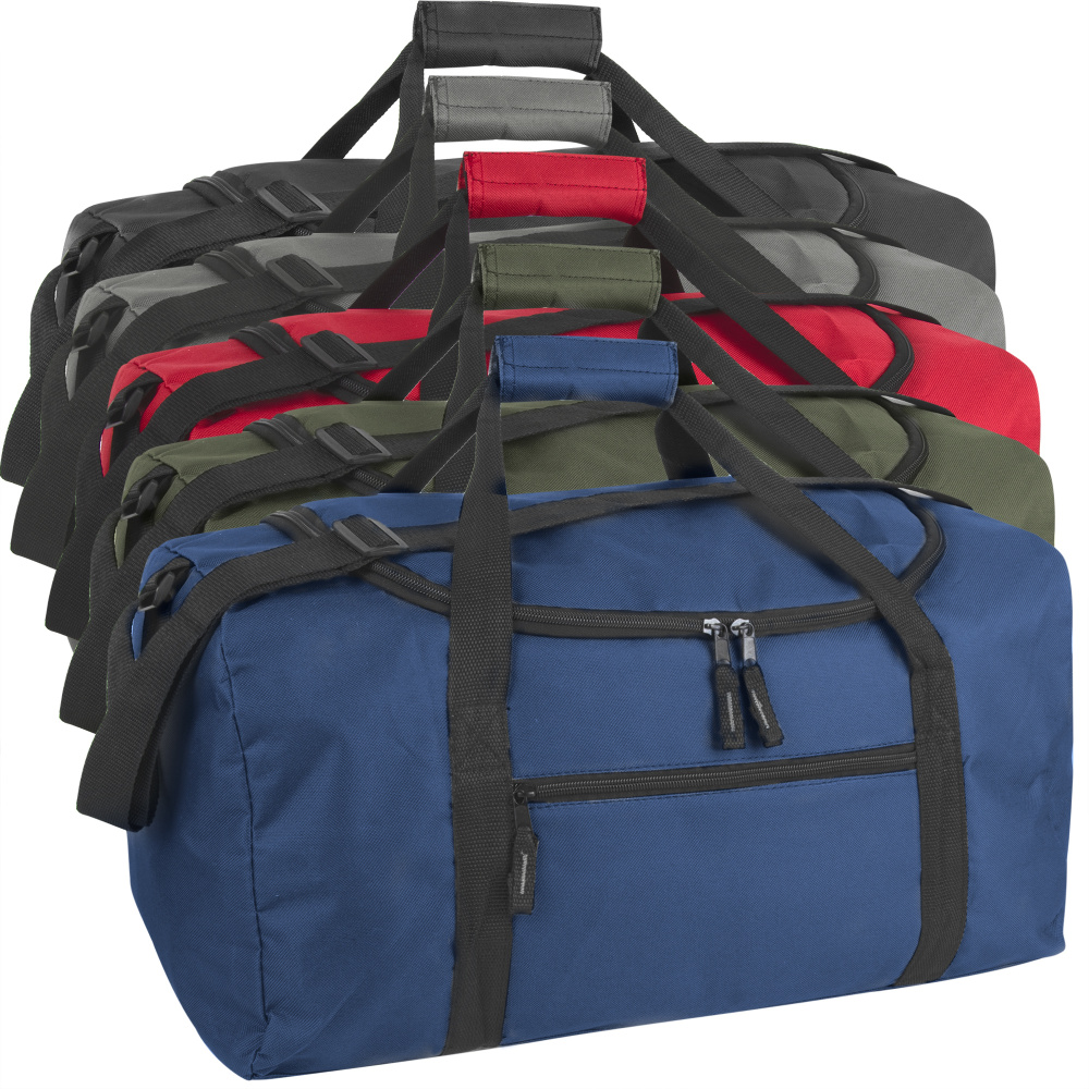 Trailmaker Duffel Bags, 11inH x 20inW x 11inD, Assorted Colors, Set Of 24 Duffel Bags MPN:6426AST1Q24