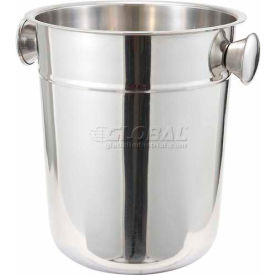 Winco WB-8 Wine Bucket 8 Qt Stainless Steel WB-8 - Pkg Qty 6