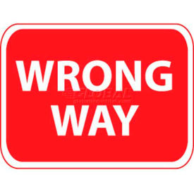NMC TM133J Traffic Sign Wrong Way 18