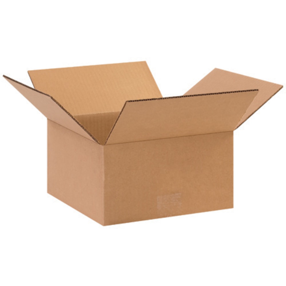 Partners Brand Flat Corrugated Boxes, 11in x 11in x 5in, Kraft, Bundle of 25 MPN:11115