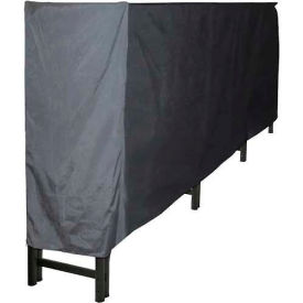 Pleasant Hearth 12' Log Storage Rack Full Cover - Weathered-Resistant Polyester LC6-12LC LC6-12LC