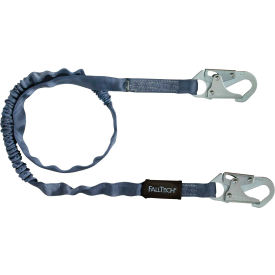 FallTech® 8259 6' Tubular Web Lanyard Single Leg with 2 Snap Hooks 8259