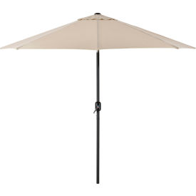 GoVets™ Outdoor Umbrella with Tilt Mechanism Olefin Fabric 8-1/2'W Tan 071262