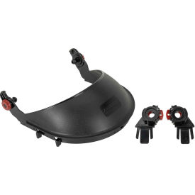 Jackson Safety® HHIS Slotted Cap Style Hard Hat Adapter with Crown Black/Red 38425