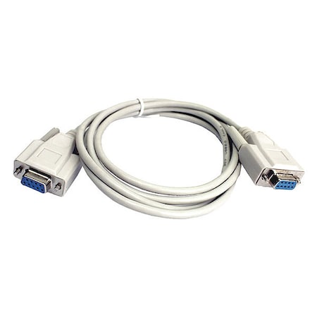 RS232 Cable, Gray, Vinyl, 5 ft. MPN:3074010266