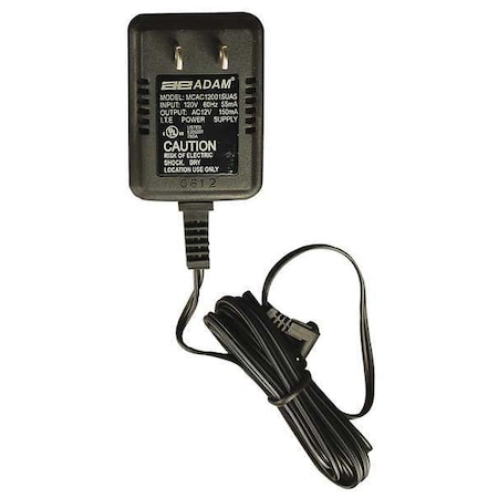 AC Adapter, 3 ft Cord, 120V AC, UL Listed MPN:700400024