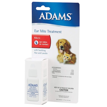 Ear Mite Treatment, Flea/Tick, 5oz. MPN:100503561