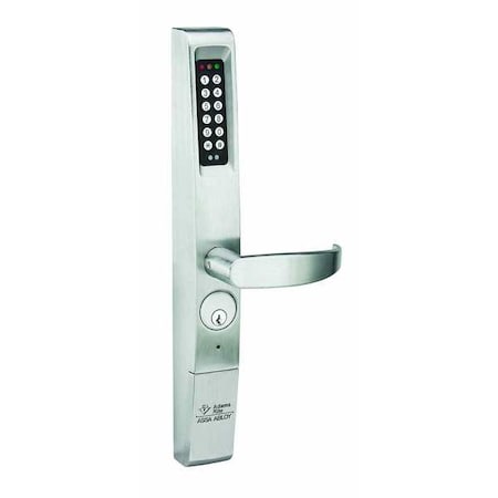 Electronic Lock, Satin Chrome, 12 Button MPN:3090-02-626