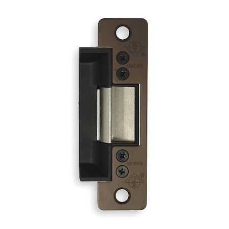 Electric Door Strike, Steel, Dark Bronze, For Use With: Cylindrical Locksets with Deadlatches MPN:7100-540-313-00