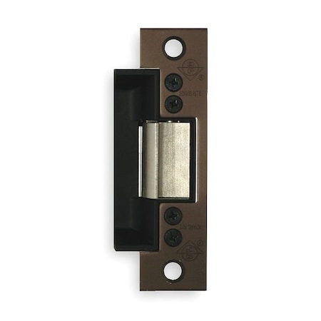 Electric Door Strike, Steel, Dark Bronze, For Use With: Cylindrical Locksets with Deadlatches MPN:7140-510-313-00