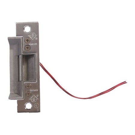 Electric Door Strike, Stainless Steel, Stainless steel, Includes: Adhesive Shims, Mounting Clips MPN:7240 310630