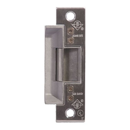 Electric Door Strike, Stainless Steel, Stainless steel, Includes: Adhesive Shims, Mounting Clips MPN:7240 510630