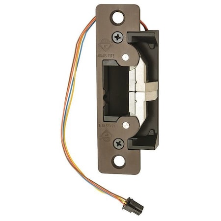 Electric Door Strike, Steel, Dark Bronze, For Use With: Cylindrical Locksets with Deadlatches MPN:7400-313