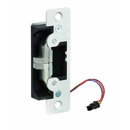 Heavy Duty Electric Door Strike, 1 1/4 in W x 4 7/8 in H, Cylindrical, Aluminum MPN:7400-628