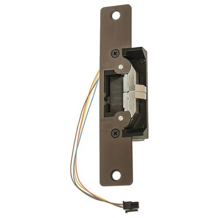 Electric Door Strike, Steel, Dark Bronze, For Use With: Cylindrical Locksets with Deadlatches MPN:7430-313