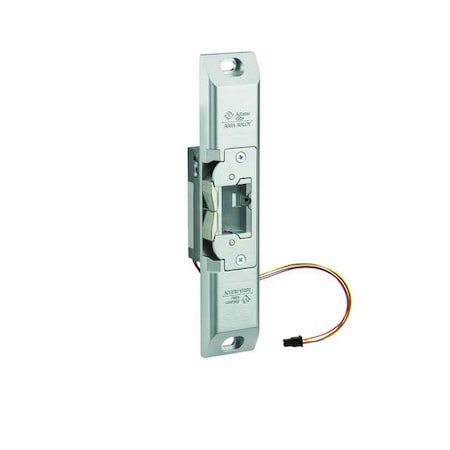 Electric Door Strike, Stainless Steel, Clear Anodized, For Use With: Rim Exit Device MPN:74R1-130